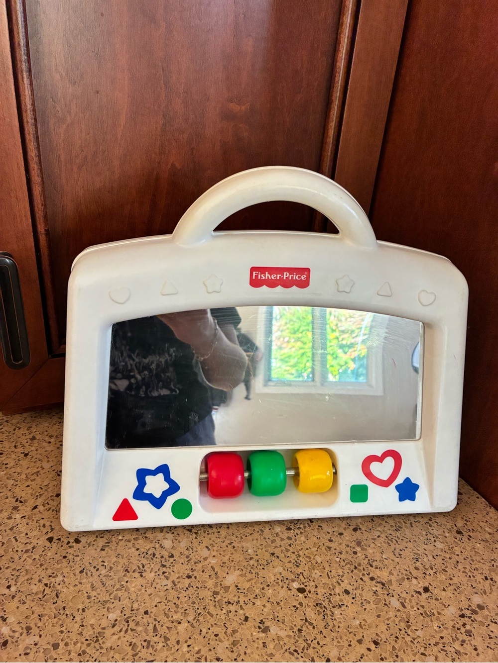 Vintage 1991 Fisher-Price Baby Crib Mirror Activity Center #1132